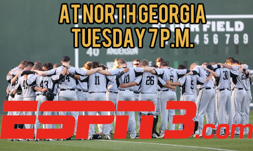 Baseball Opens Two-Game Road Swing at North Georgia