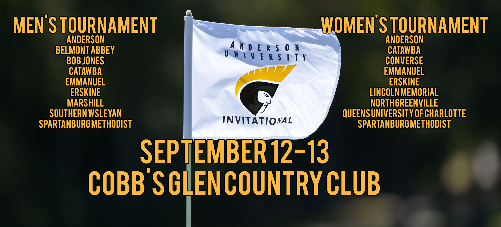 Men’s and Women’s Golf Set to Host AU Invitational