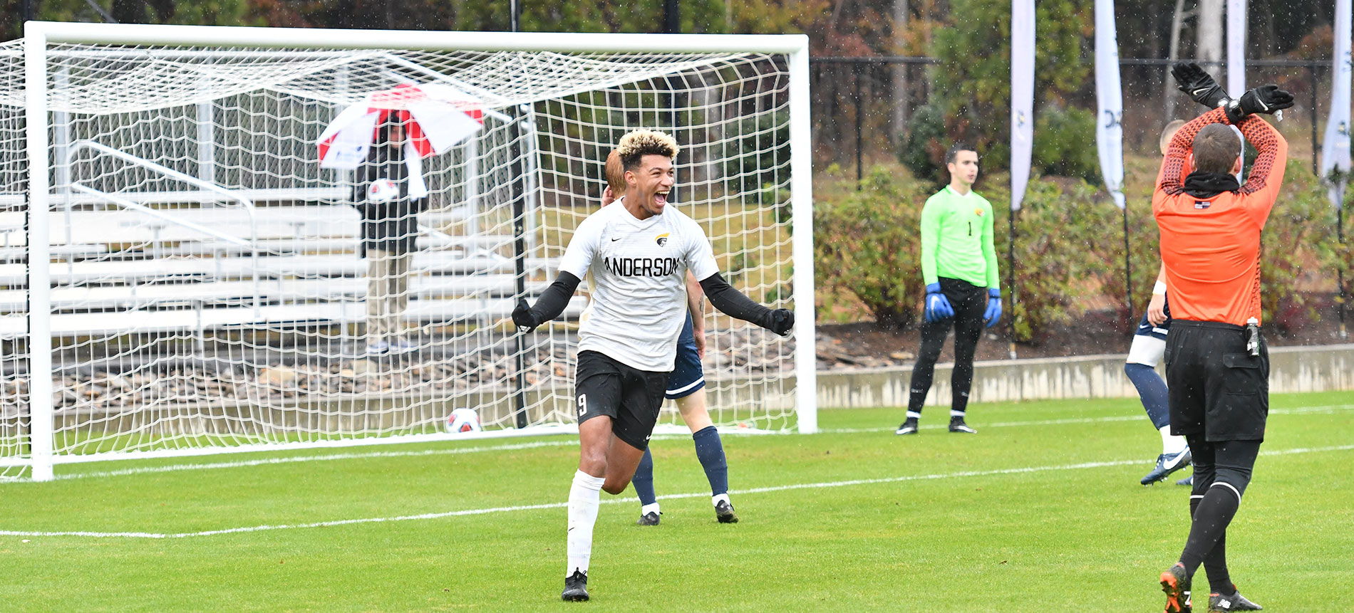 Men’s Soccer Advances to SAC Championship Finals with 2-1 Win over Coker