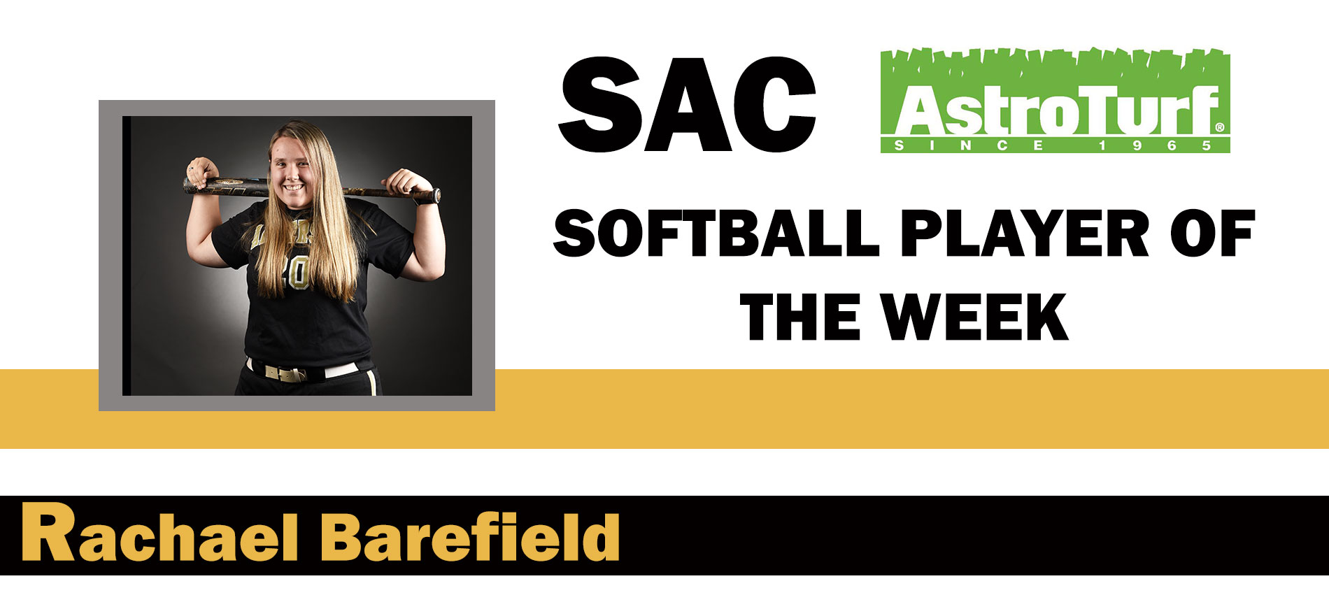 Barefield Named AstroTurf SAC Softball Player of the Week
