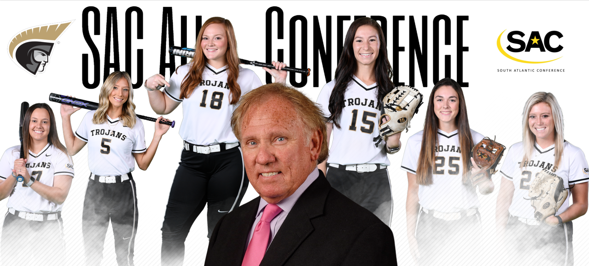 Six Trojans Earn All-Conference; Anderson Named Winners of Three of The Four Major Awards