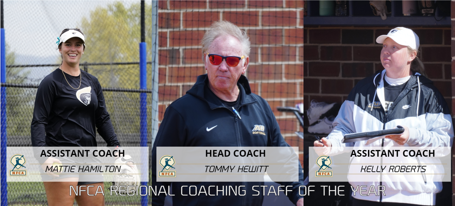 Anderson Softball Earns NFCA Southeast Regional Coaching Staff of the Year Honors