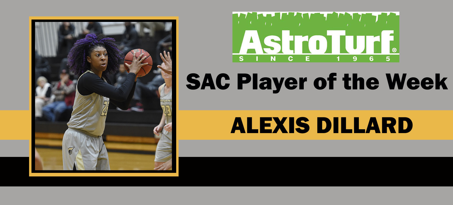 Dillard Earns AstroTurf South Atlantic Conference Player of the Week