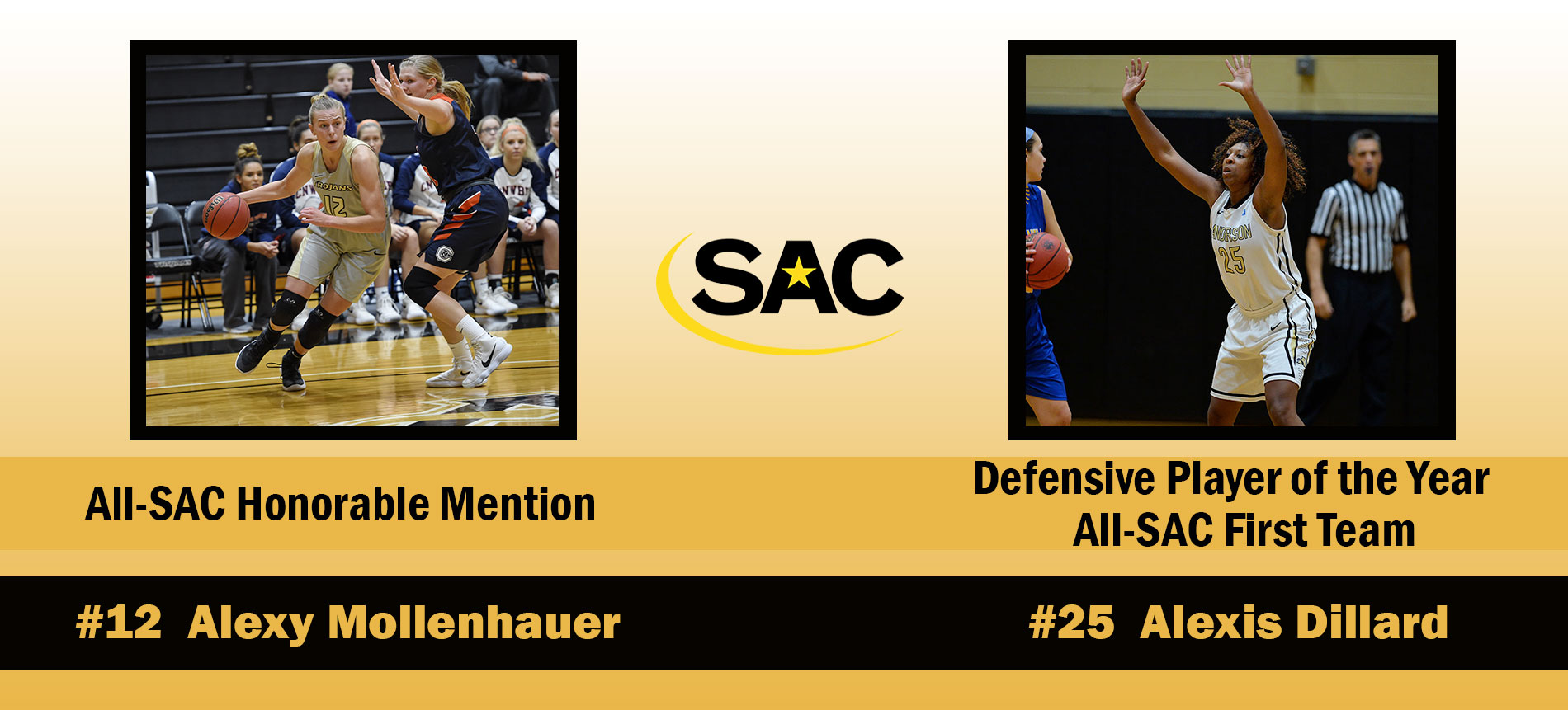 Dillard Named SAC Defensive Player of the Year, Mollenhauer Earns All-SAC Honors