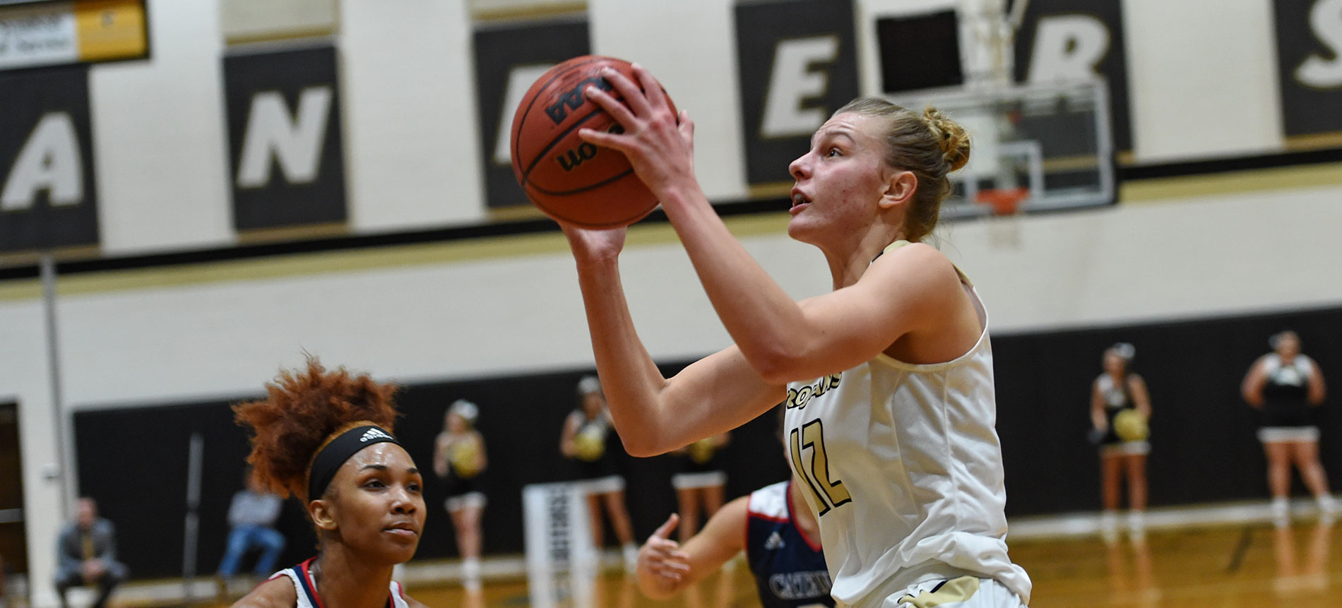 Mollenhauer and Easter Combine for 47 Points to Lift Anderson over Lenoir-Rhyne; 77-65