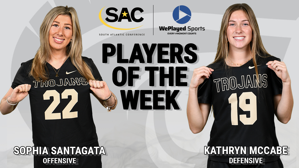 Santagata and McCabe Named SAC/WePlayed Sports Players of the Week