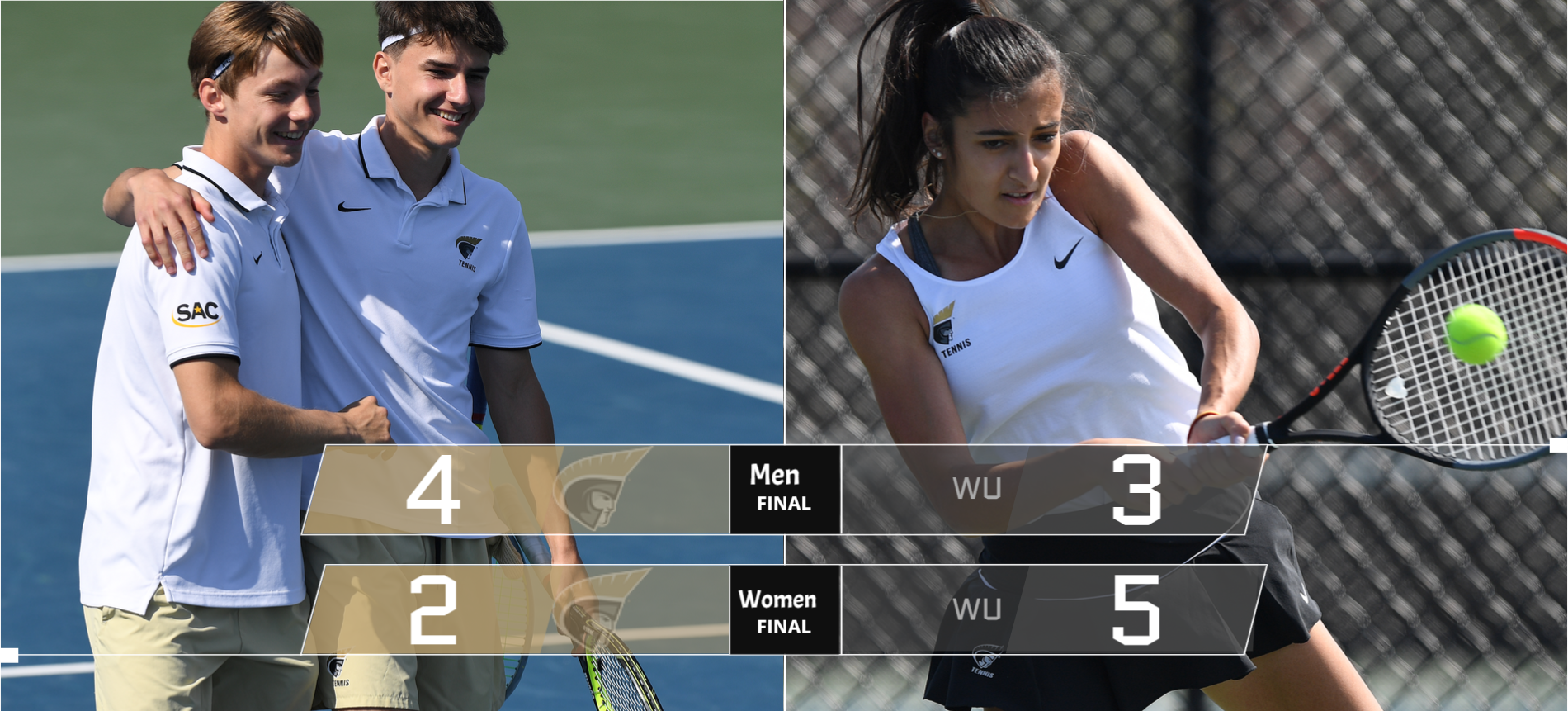 Men’s Tennis Wins Fourth Straight Conference Match With Win Over Wingate; 4-3