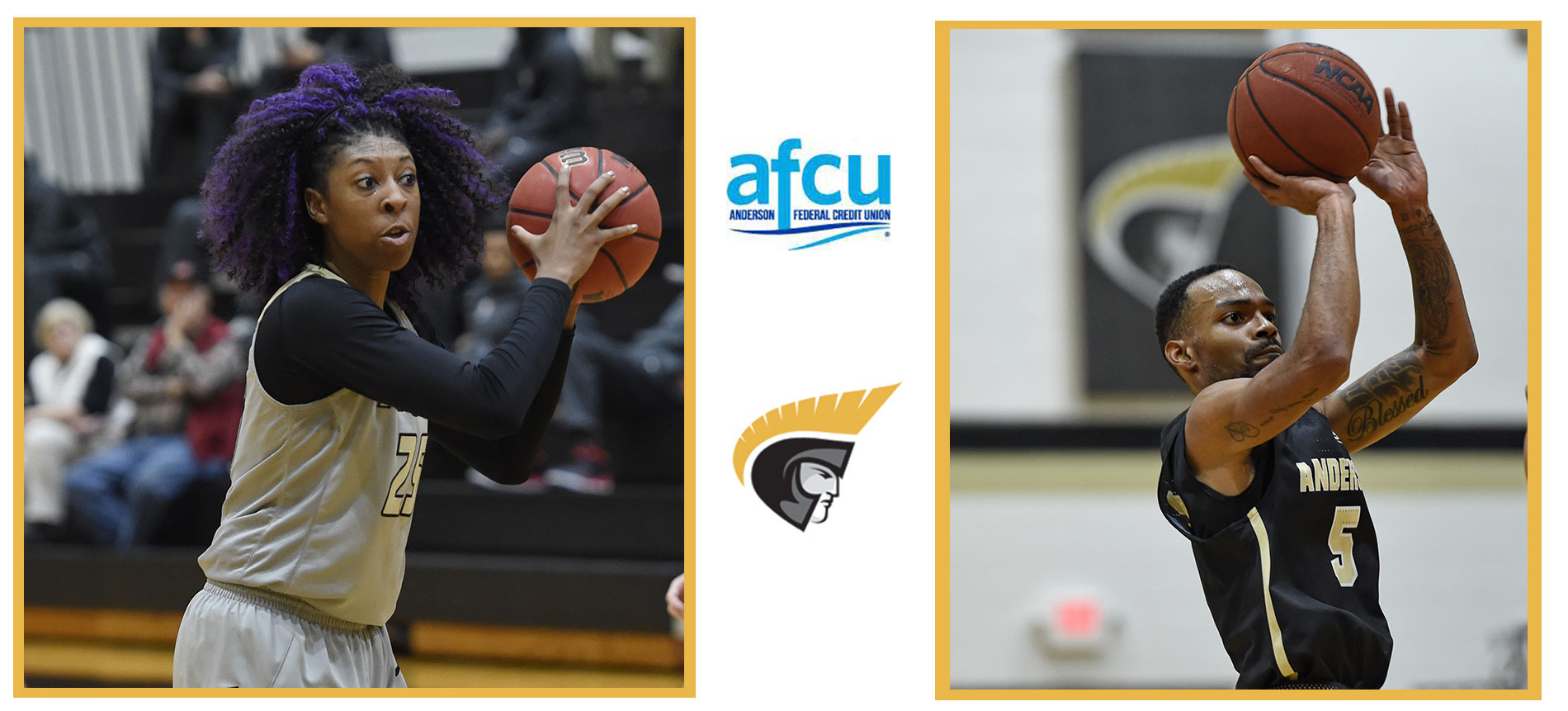Women’s Basketball’s Alexis Dillard and Men’s Basketball’s Gage Ellis Named to the AFCU Gold Standard
