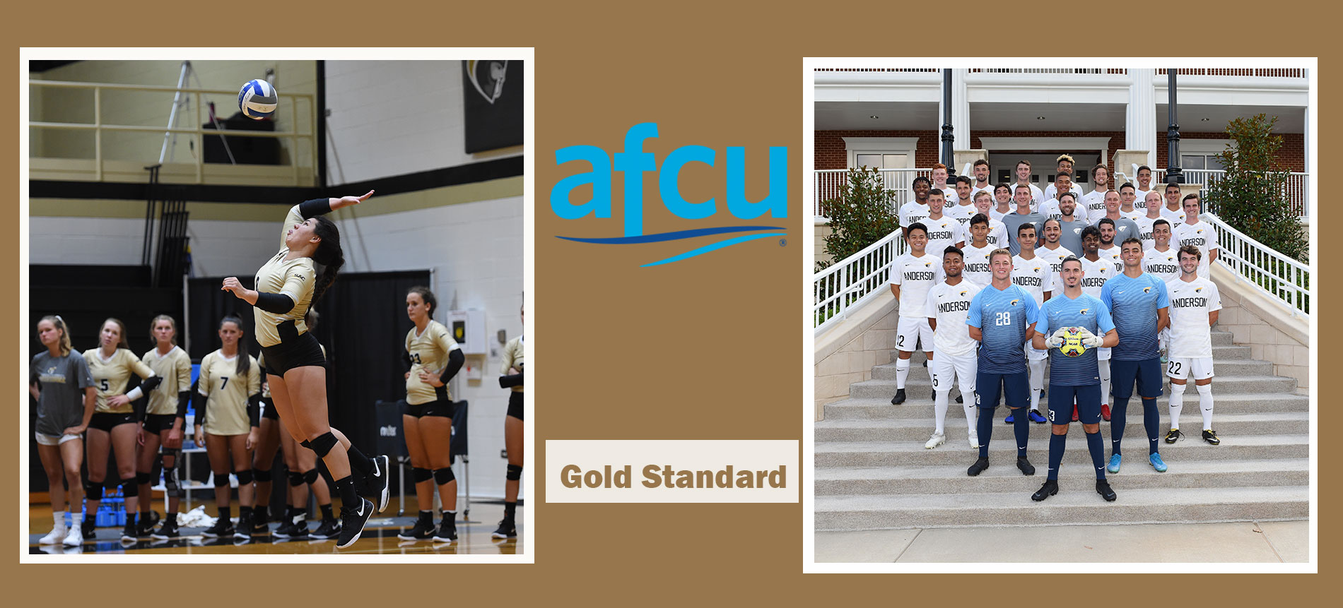 Volleyball’s Emily Conlin and Men’s Soccer Team Named to the AFCU Gold Standard