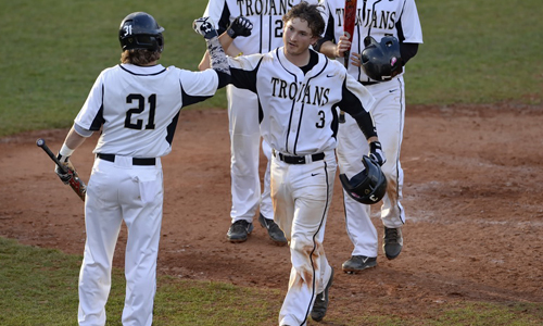 Newman’s Homer Gives Trojans 7-5 Win over Southern Wesleyan