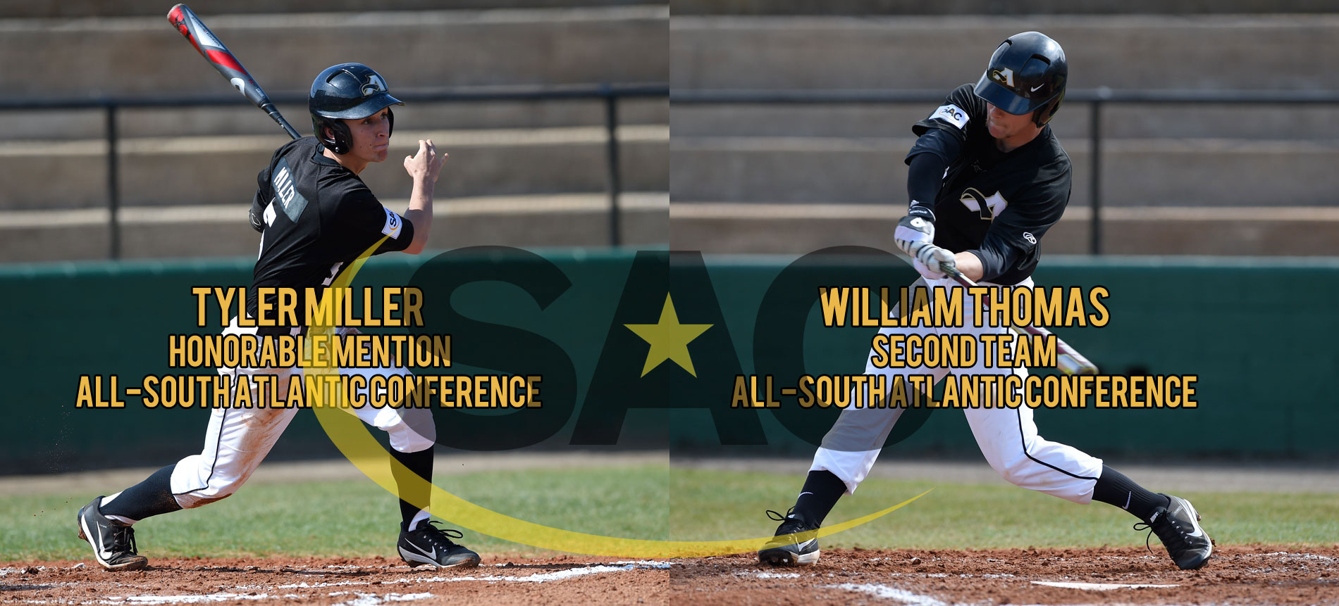 Thomas and Miller Earn All-Conference Honors