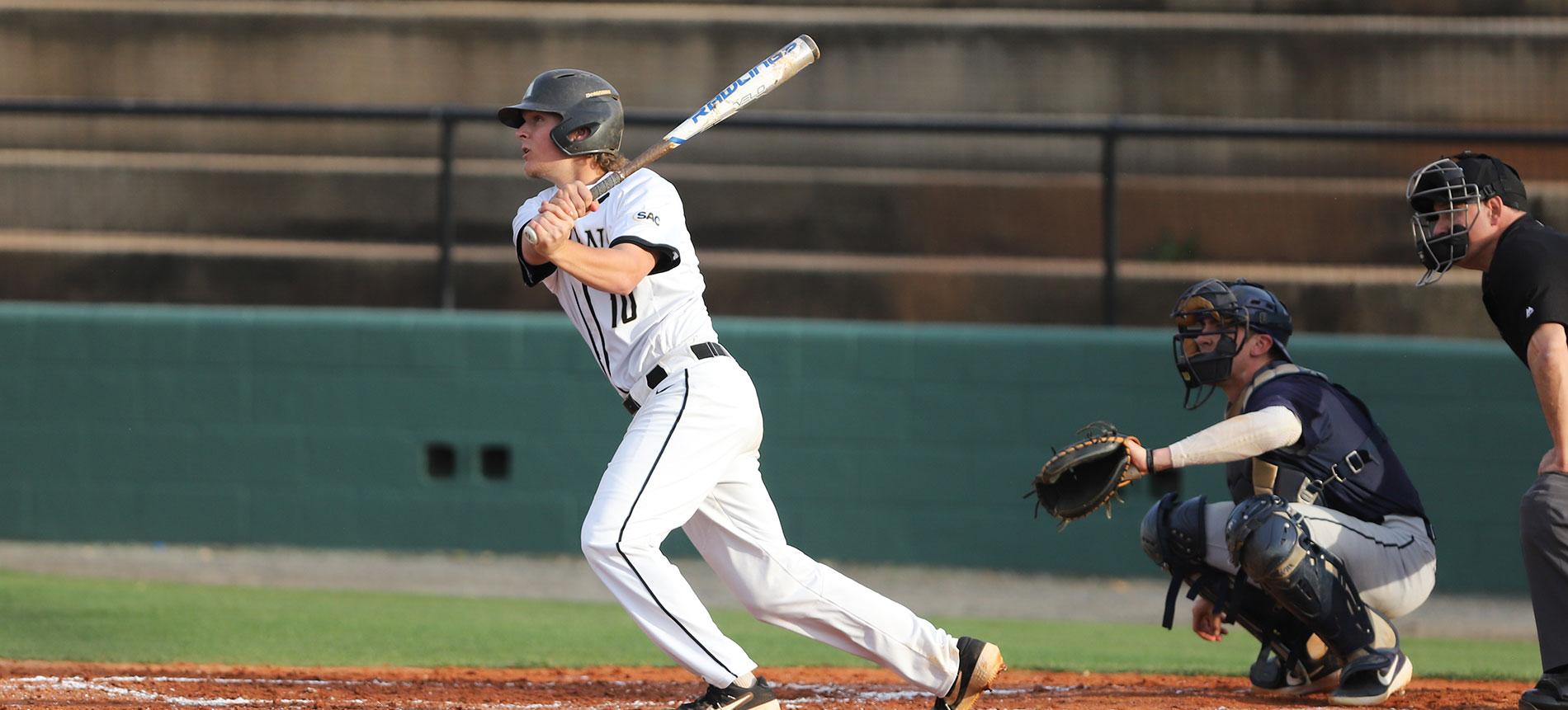 Trojans Split Crucial South Atlantic Conference Doubleheader with Coker