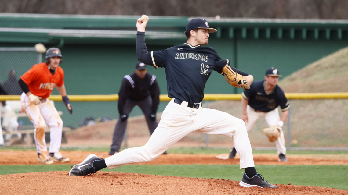 Smith's Pitching Performance Splits Day with Catawba
