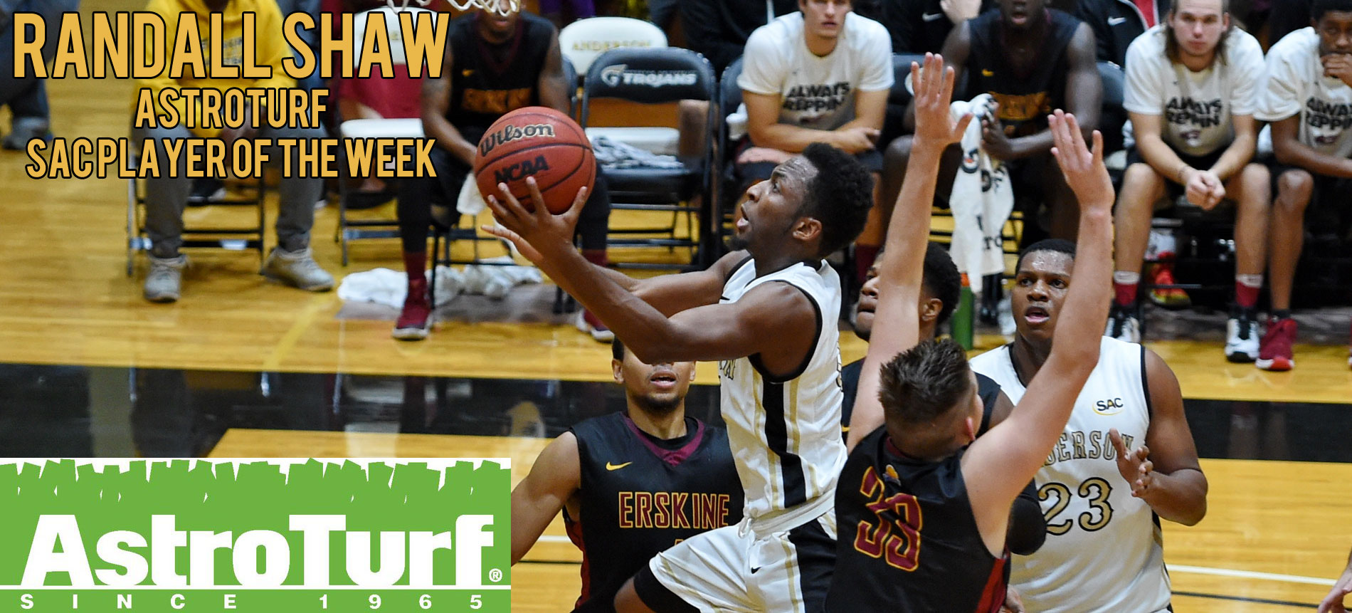 Shaw Named AstroTurf South Atlantic Conference Men’s Basketball Player of the Week