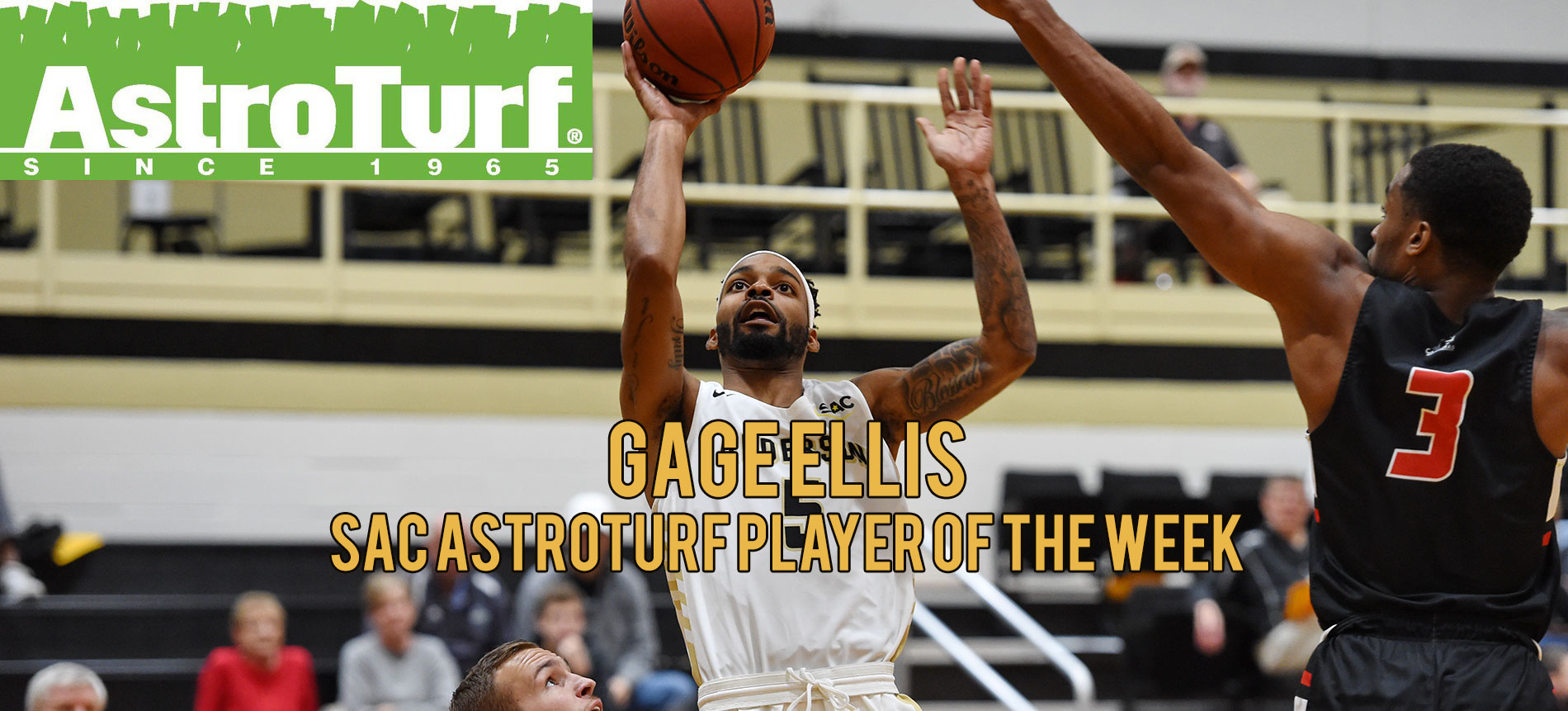 Ellis Named AstroTurf South Atlantic Conference Men’s Basketball Player of the Week