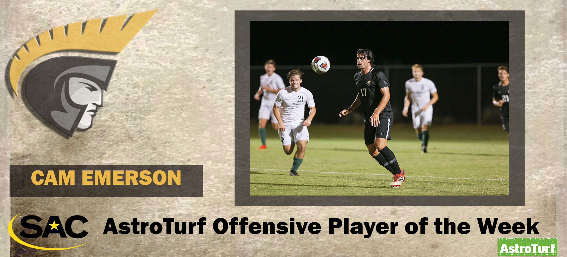 Emerson Earns SAC AstroTurf Offensive Player of the Week
