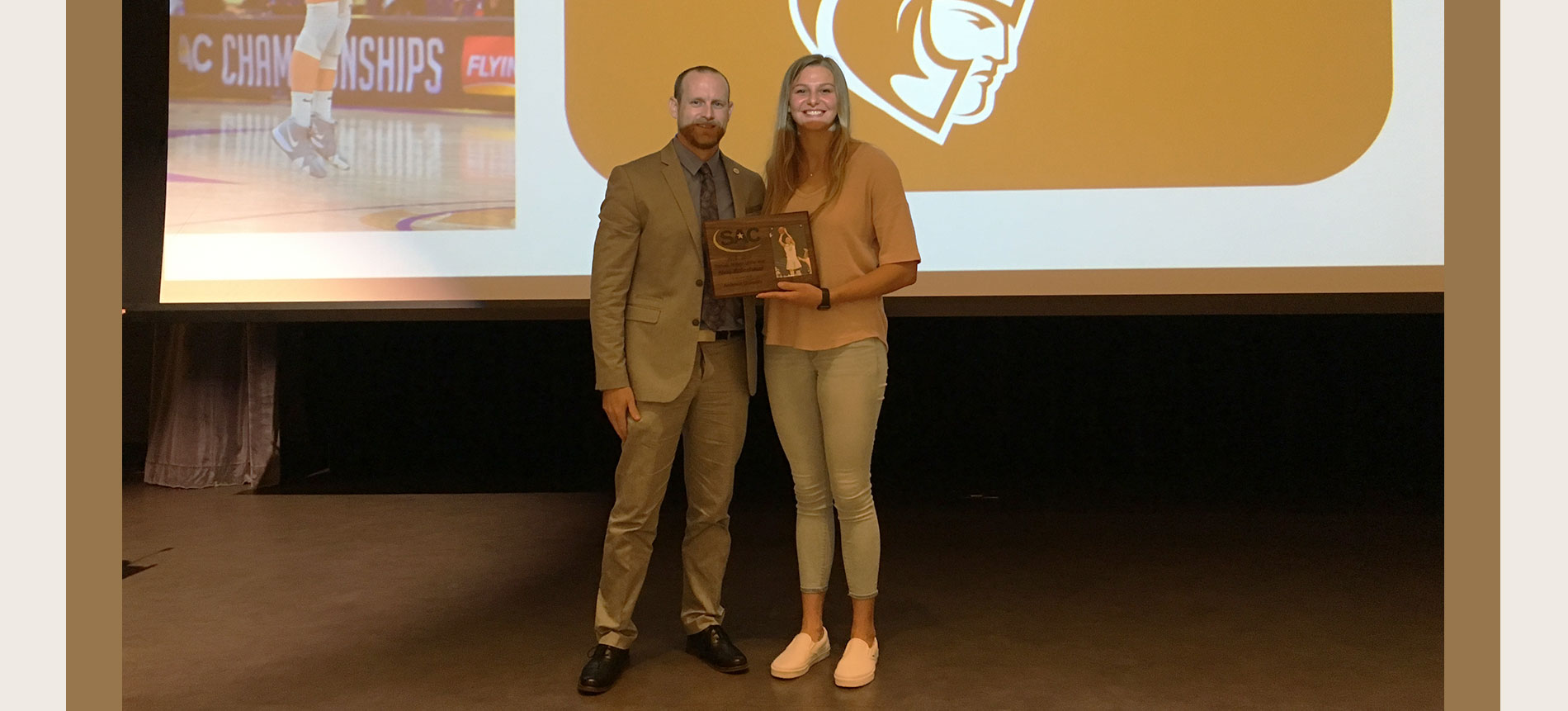 Mollenhauer Presented with South Atlantic Conference Female Athlete of the Year