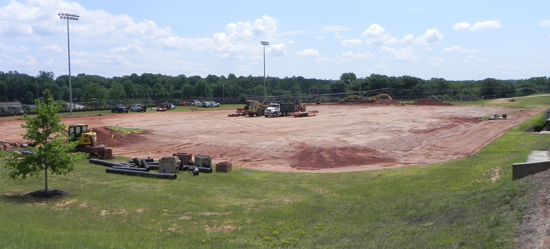 Extensive Soccer Complex Renovations Underway  at Anderson University