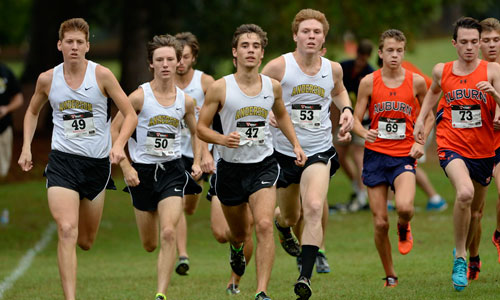 Men’s Cross Country Places 17th at Furman Classic