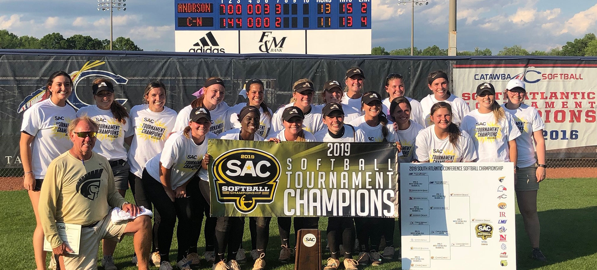 Fifth-Seeded Trojans Outplay Tourney Field to Earn South Atlantic Conference Tournament Title