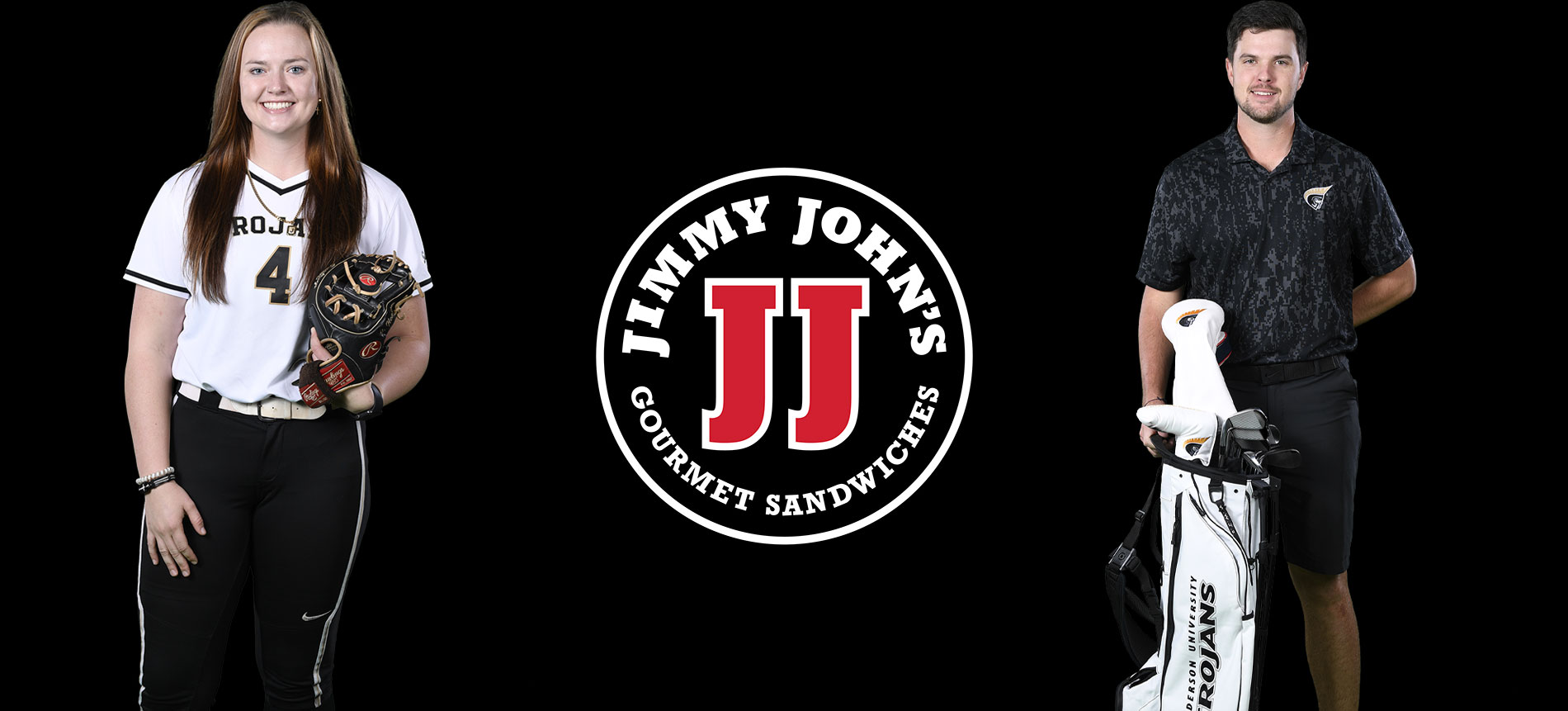 Jessica Neadow and Reece Coleman Named Jimmy John’s Female and Male Athletes of the Week for the Week