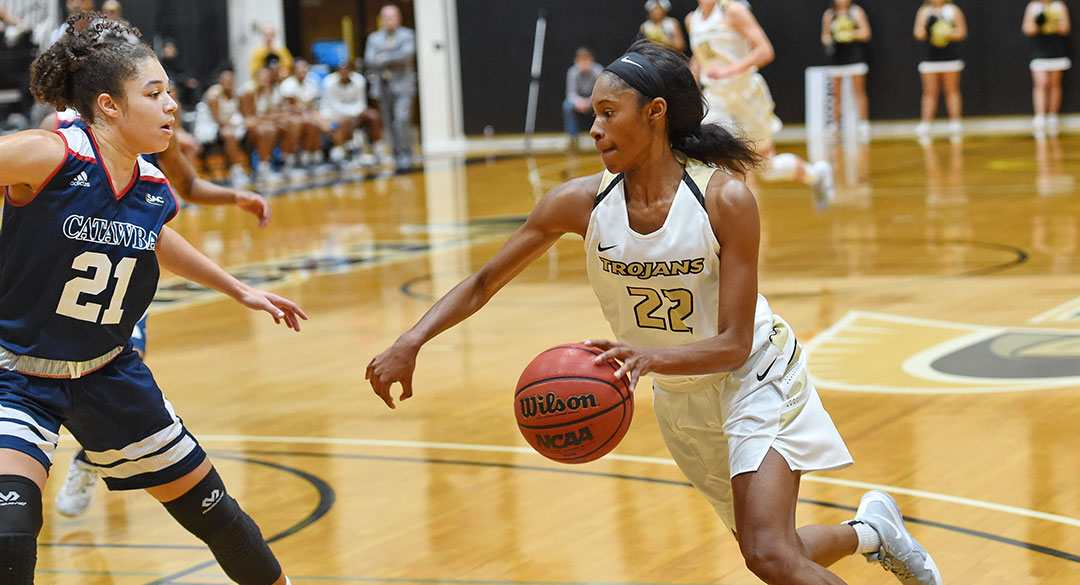 Balanced Attack Lifts 16th Ranked Trojans over Newberry; 82-76