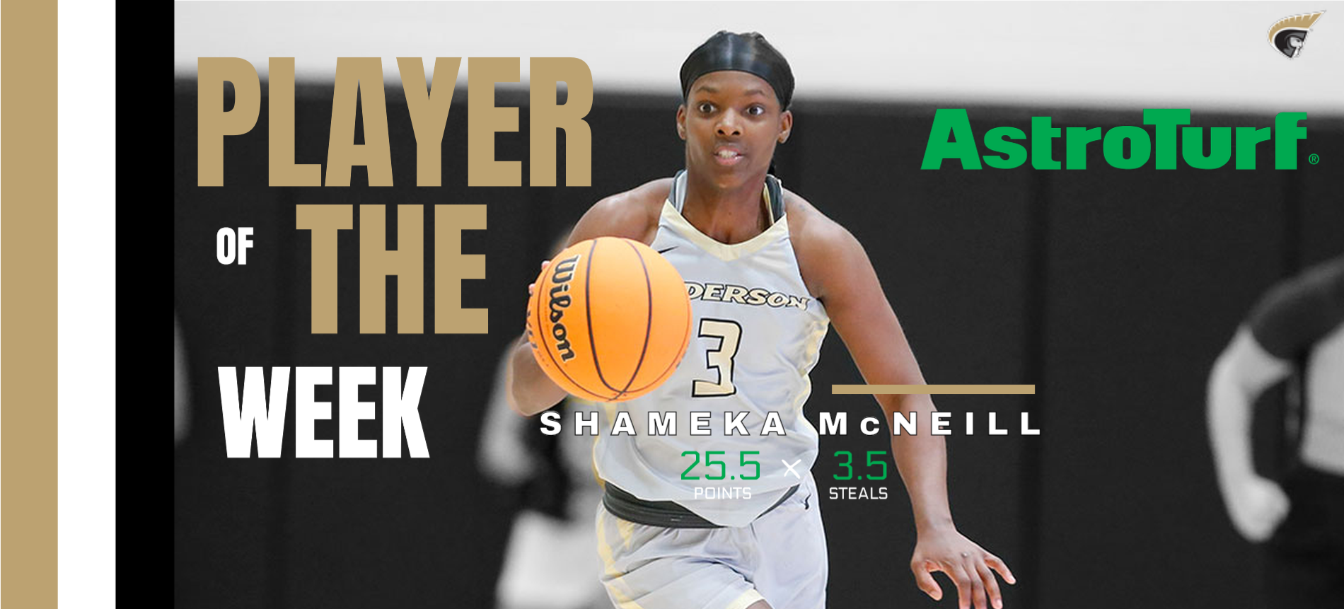 McNeill Named South Atlantic Conference AstroTurf Women's Basketball Player of the Week For Third Straight Week