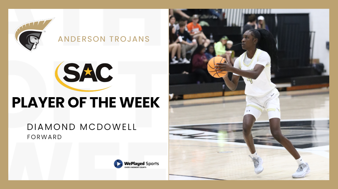 McDowell Earns Second Straight South Atlantic Conference WePlayed Sports Women’s Basketball Player of the Week