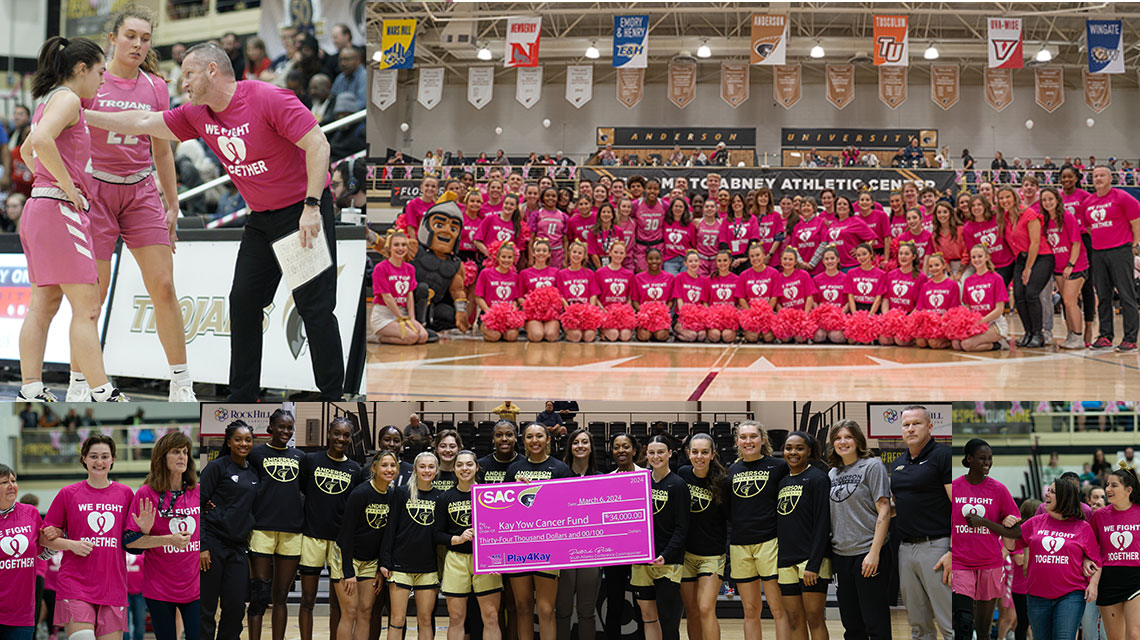 Barbaree's Leadership Helps Anderson Raise Over $14,000 Dollars For The Kay Yow Cancer Fund
