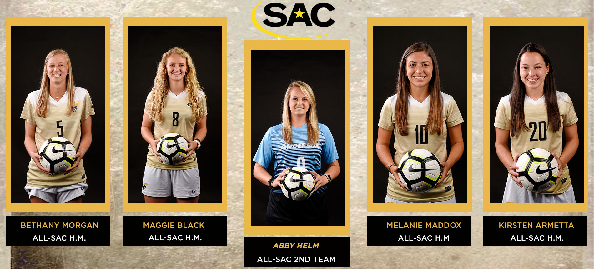 Five Trojans Earn South Atlantic Conference Honors