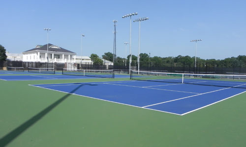 A Look At The AU Tennis Complex