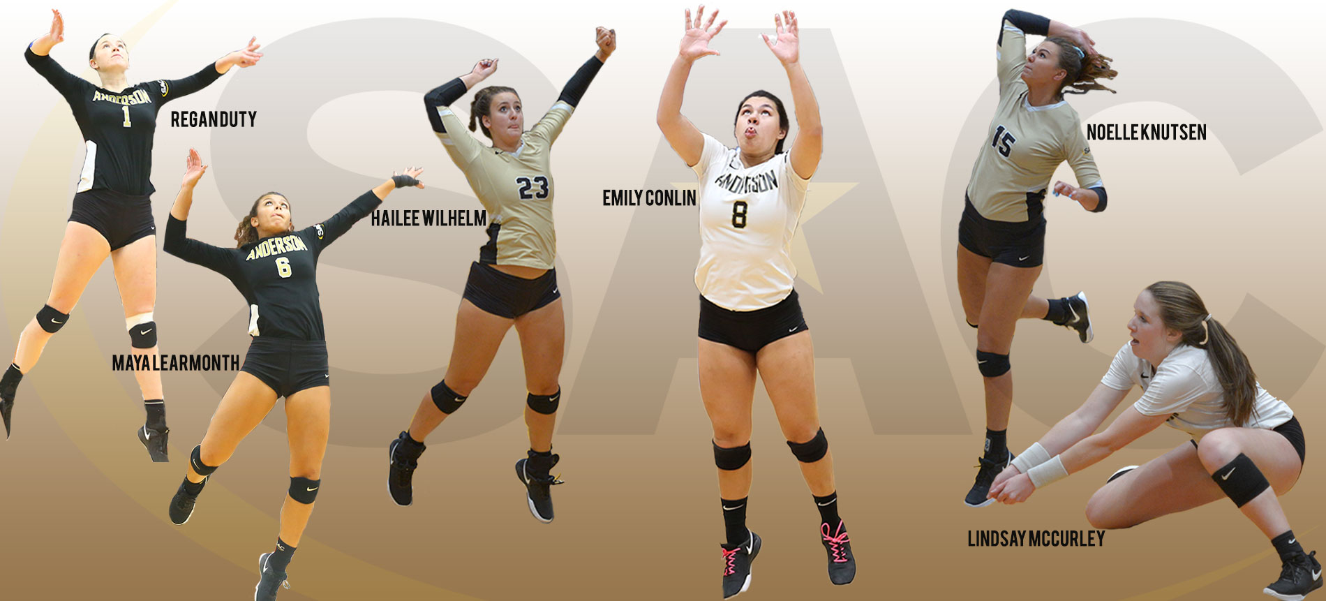 Conlin Named SAC Player of the Year; Record-Setting Six Trojans Earn All-South Atlantic Conference Volleyball Honors