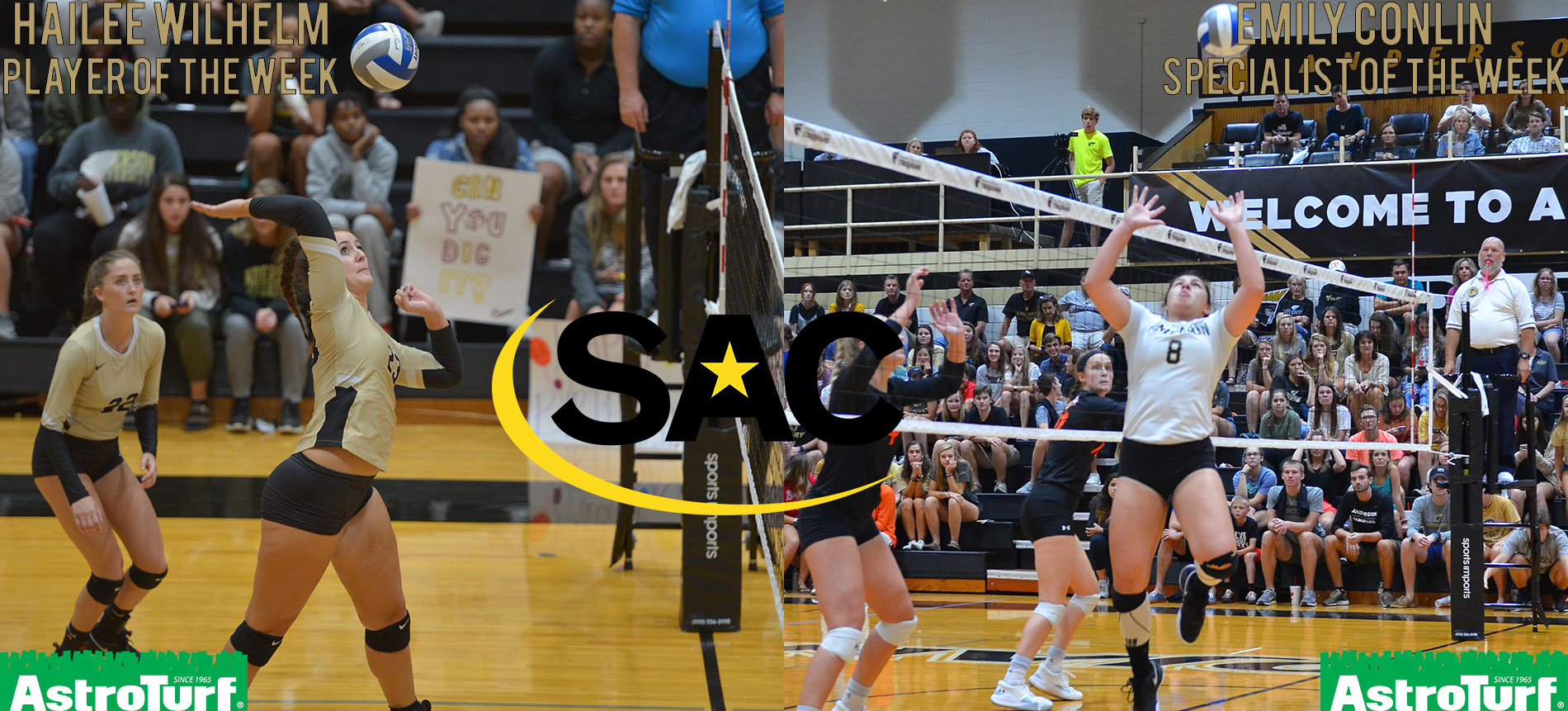 Trojans Sweep South Atlantic Conference Weekly Volleyball Honors