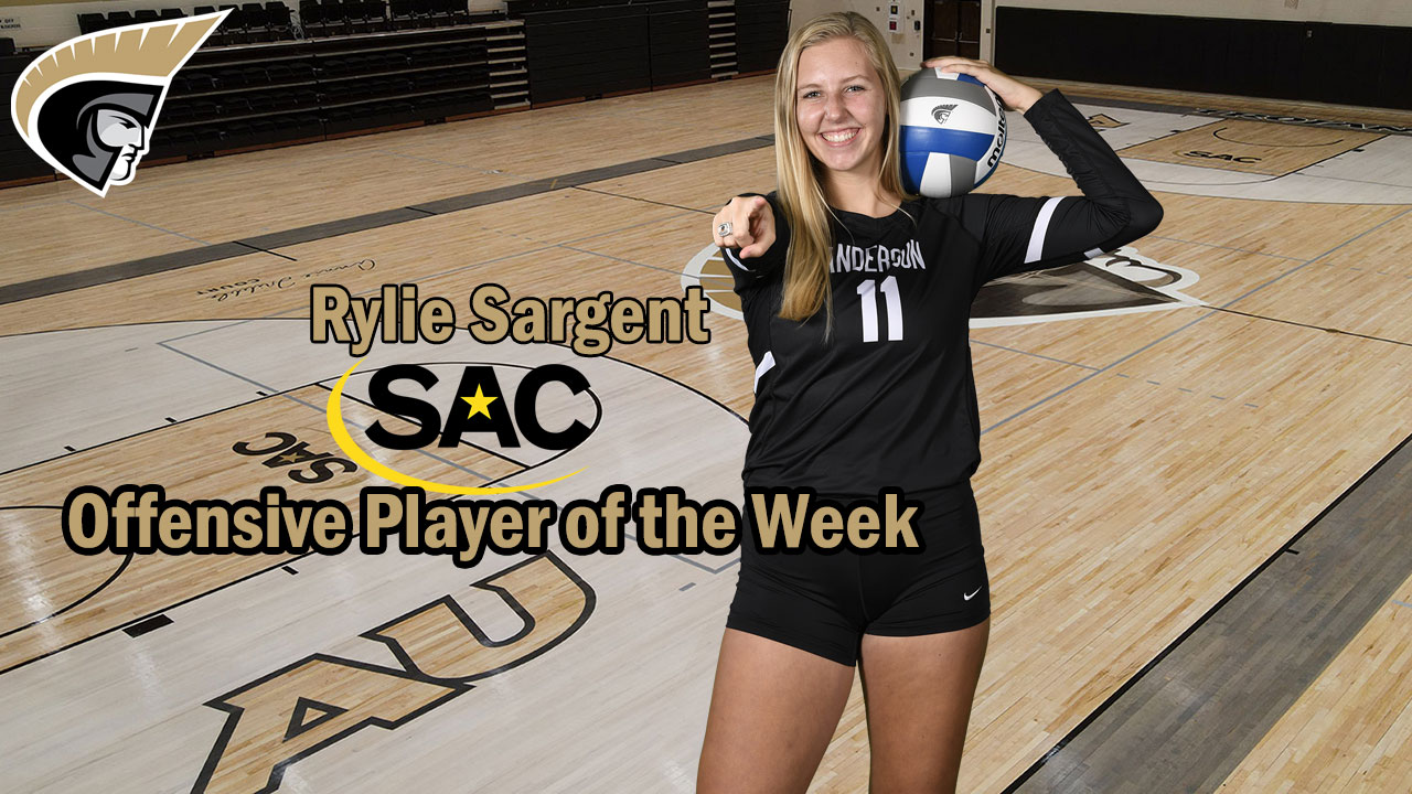Sargent Named South Atlantic Conference Volleyball Offensive Player of the Week